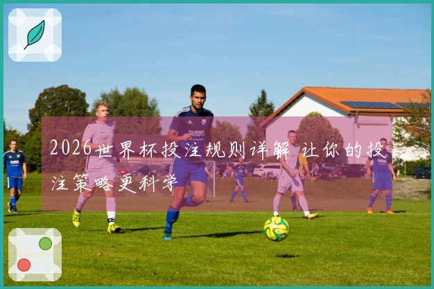 2026世界杯投注规则详解 让你的投注策略更科学